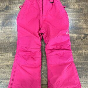 Lands End Squall Girls Size 8 Snow Ski Pants Snowboard Grow-a-Long EUC Insulated